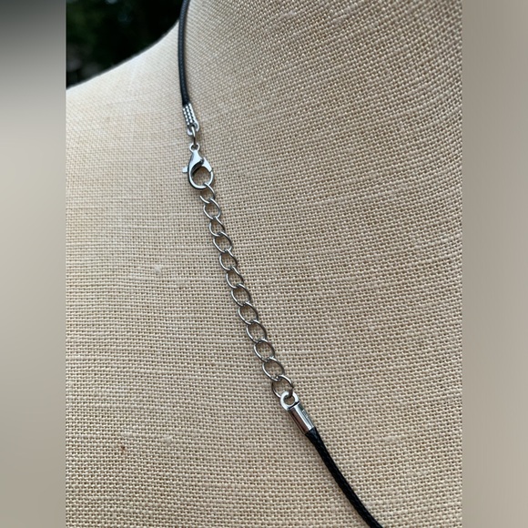 Handmade Genuine Stone Mini Moon Amulet Necklace - Picture 4 of 11